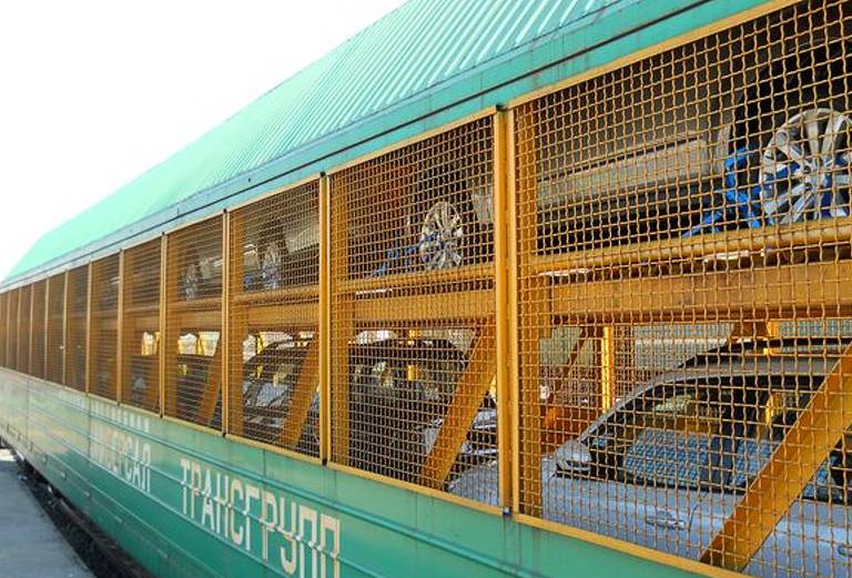 Жд транспортировка легковой машины цены из Анжеро-Судженска в Бикина